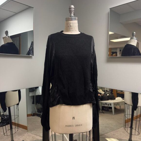 Black Noir Kei Ninomiya Long Sleeve Sweater - Picture 2 of 5